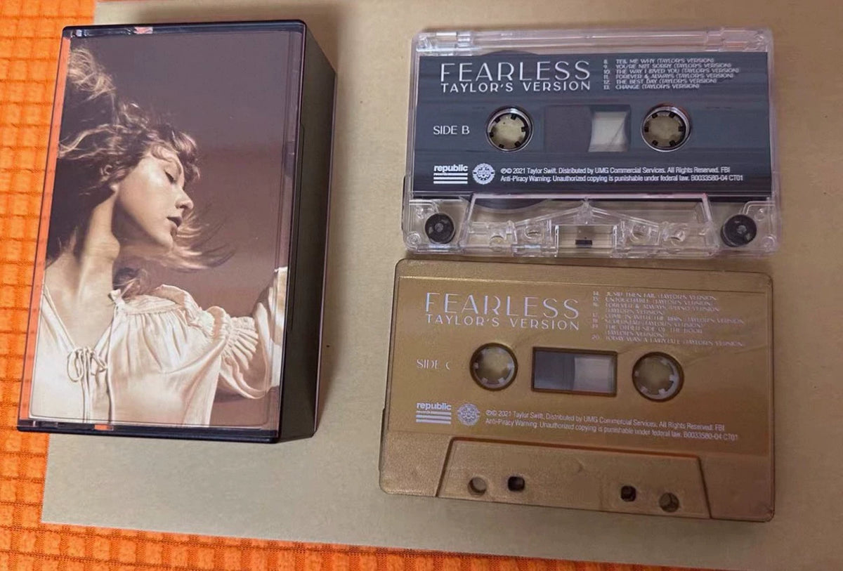 Taylor Swift – Fearless & Speak Now (Taylor's Version) – Two UK Cassettes – actual copy