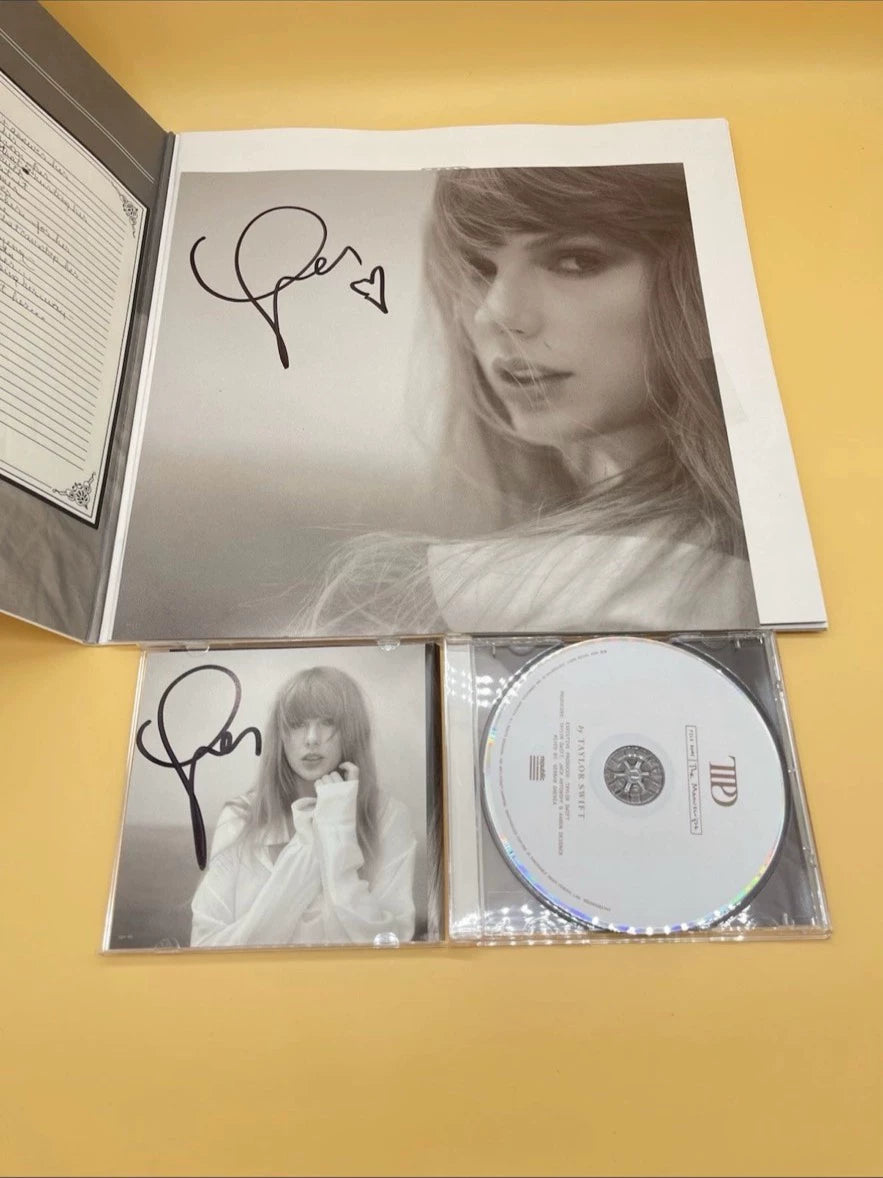 Taylor Swift – The Tortured Poets Department Signed Vinyl & CD Bundle