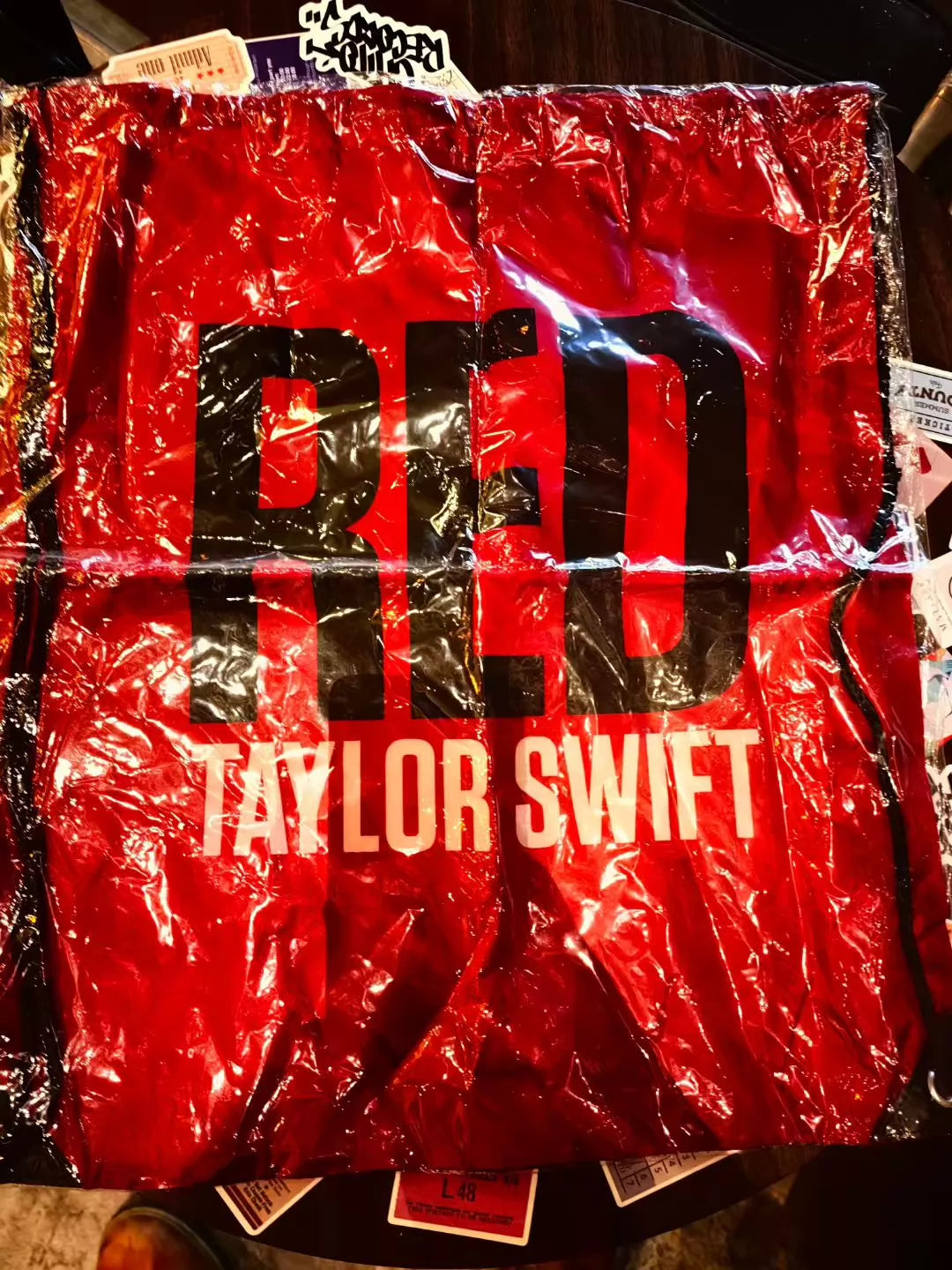 Taylor Swift Red official drawstring bag