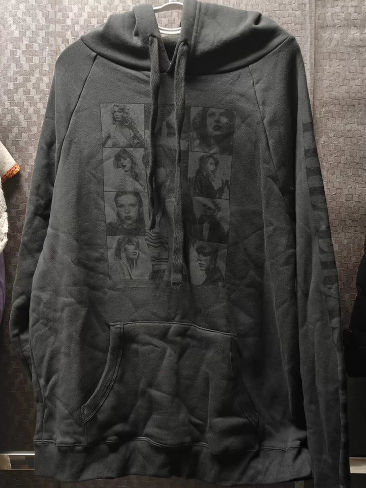 Taylor Swift – The Eras Tour — Black Hoodie, Large