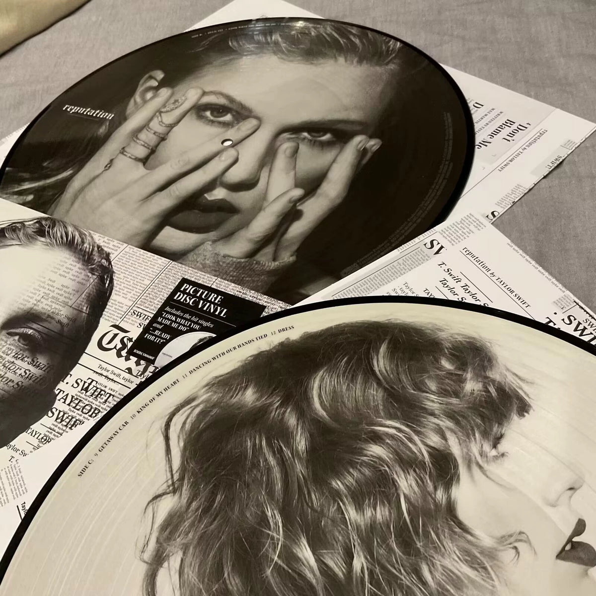 Taylor Swift – Reputation – Picture Disc 2LP – Opened – actual copy