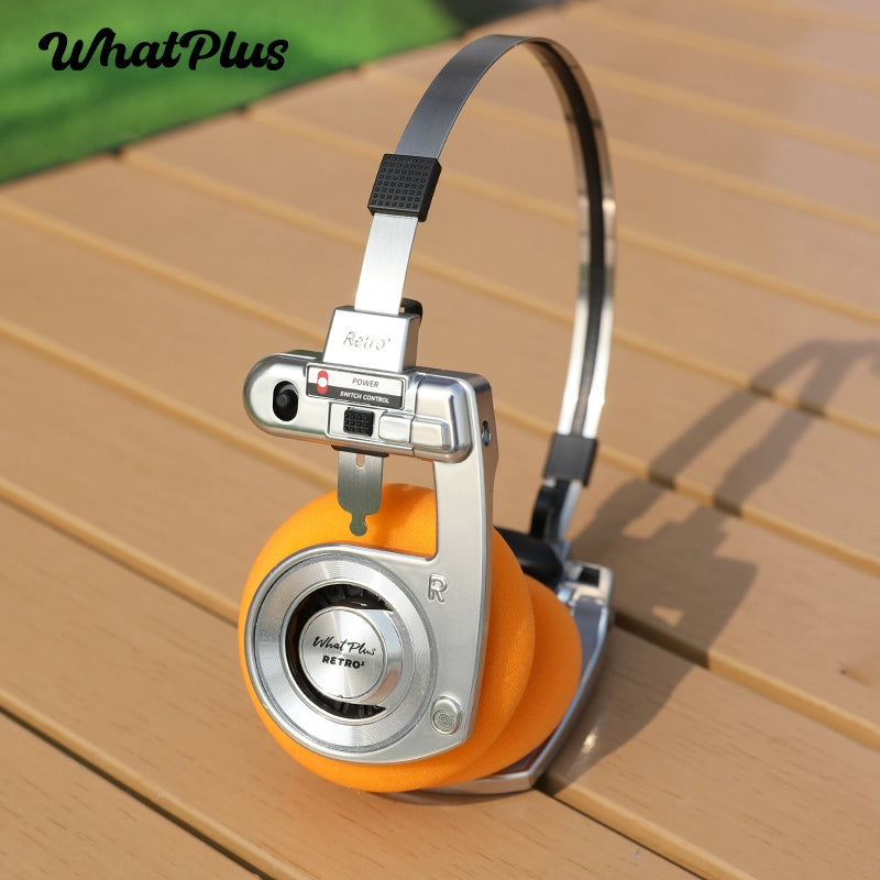 WhatPlus RETRO R3 ultra Long endurance Sports Sleep noise cancelling wireless Bluetooth headset   问加WhatPlus RETRO R3头戴式超长续航运动睡眠降噪无线蓝牙耳机