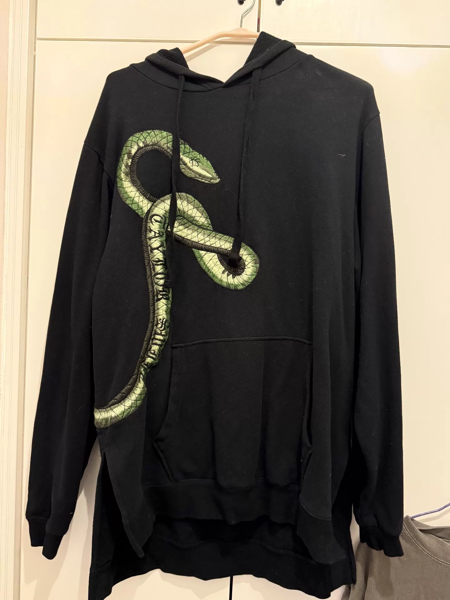 Taylor Swift – Reputation Snake Hoodie – Oversized Size M — front view