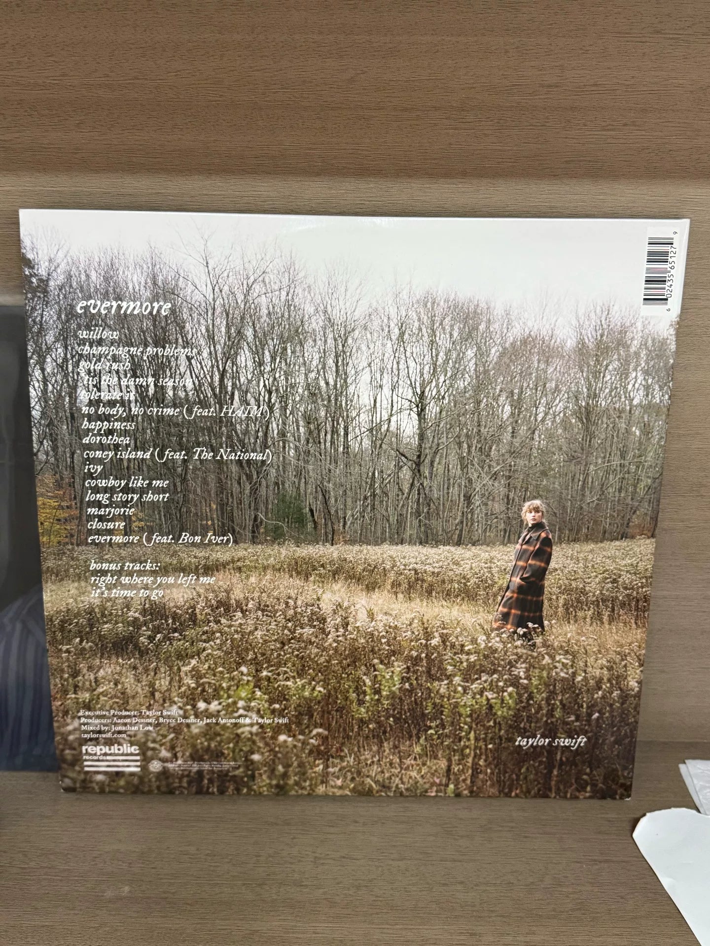 Taylor Swift – evermore New Translucent Green Vinyl 2LP