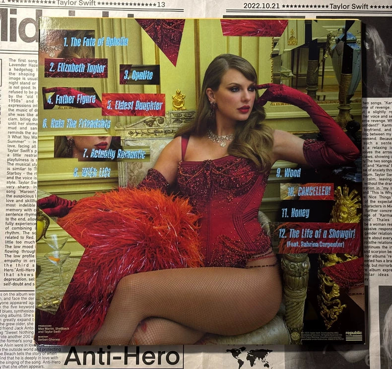 Taylor Swift – The Life of a Showgirl – Blue Glitter Vinyl
