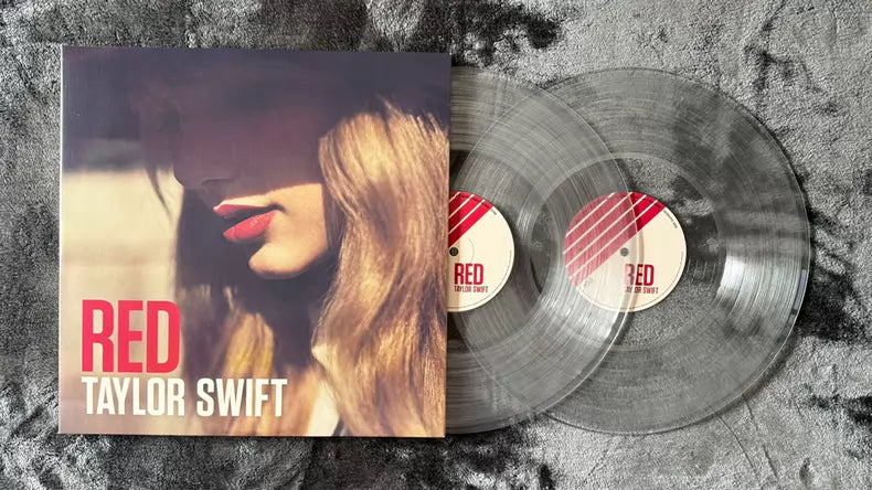 Taylor Swift Red RSD Europe Numbered Clear Vinyl 2LP – Opened