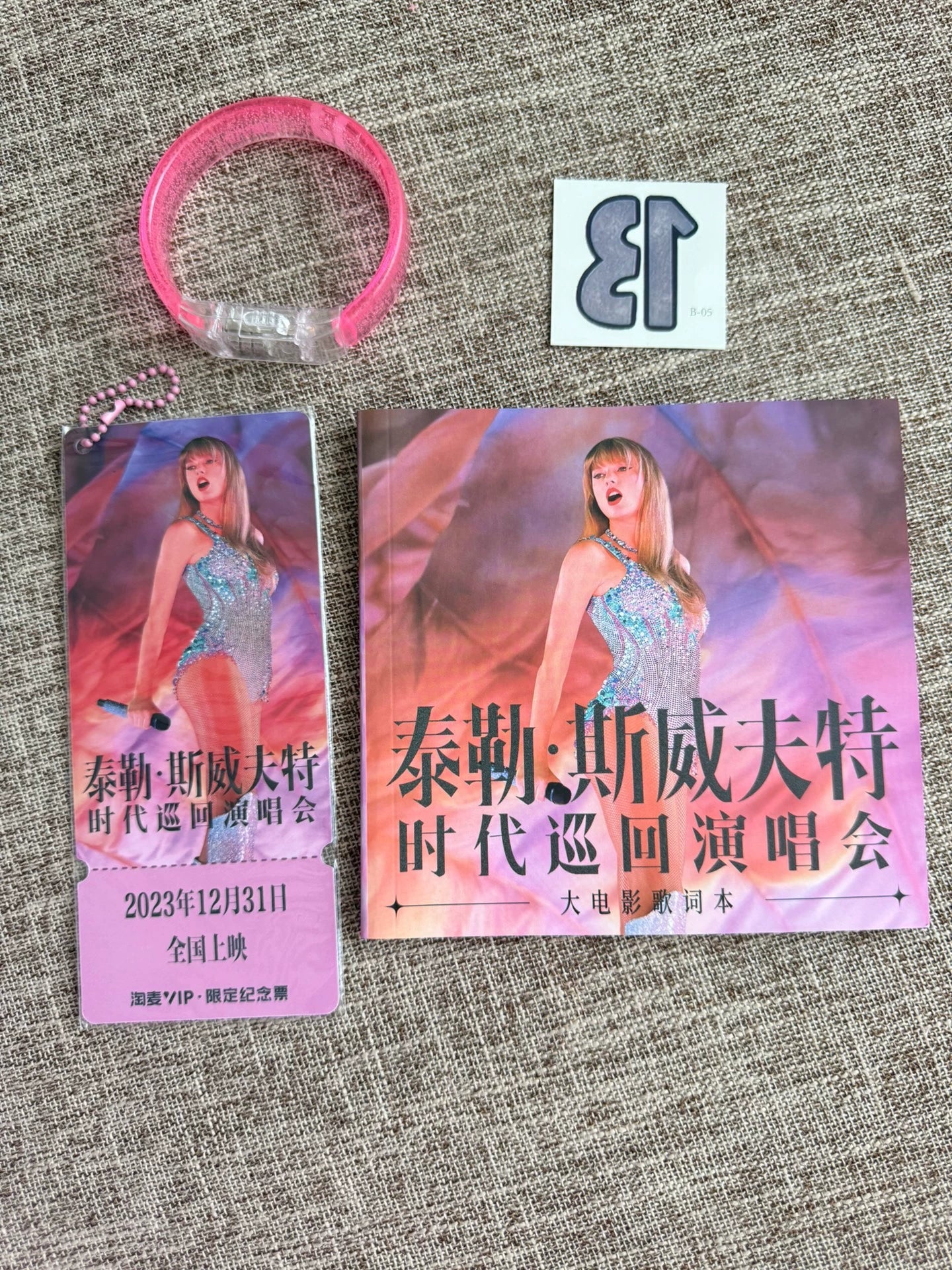 Taylor Swift — The Eras Tour Official Pink PVC Bag & Souvenir Bundle — photo 3