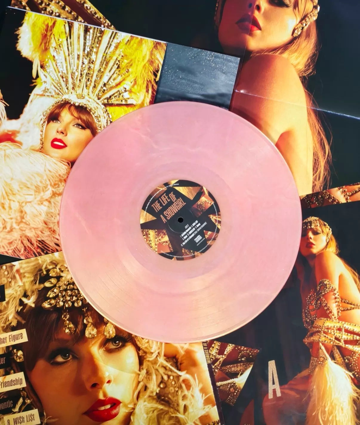 Taylor Swift — The Life of a Showgirl Target Pink Vinyl LP — Sealed