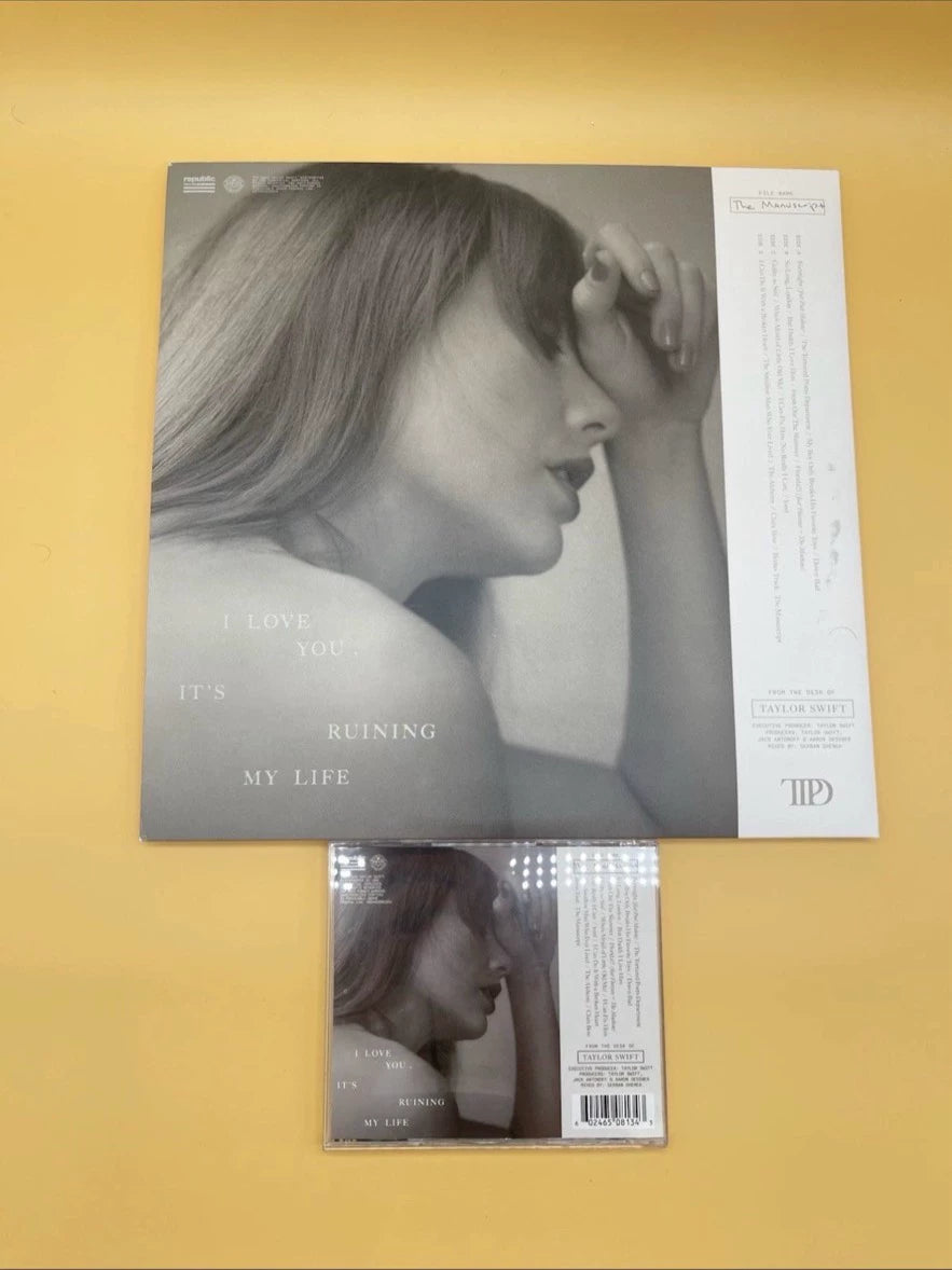 Taylor Swift – The Tortured Poets Department Signed Vinyl & CD Bundle