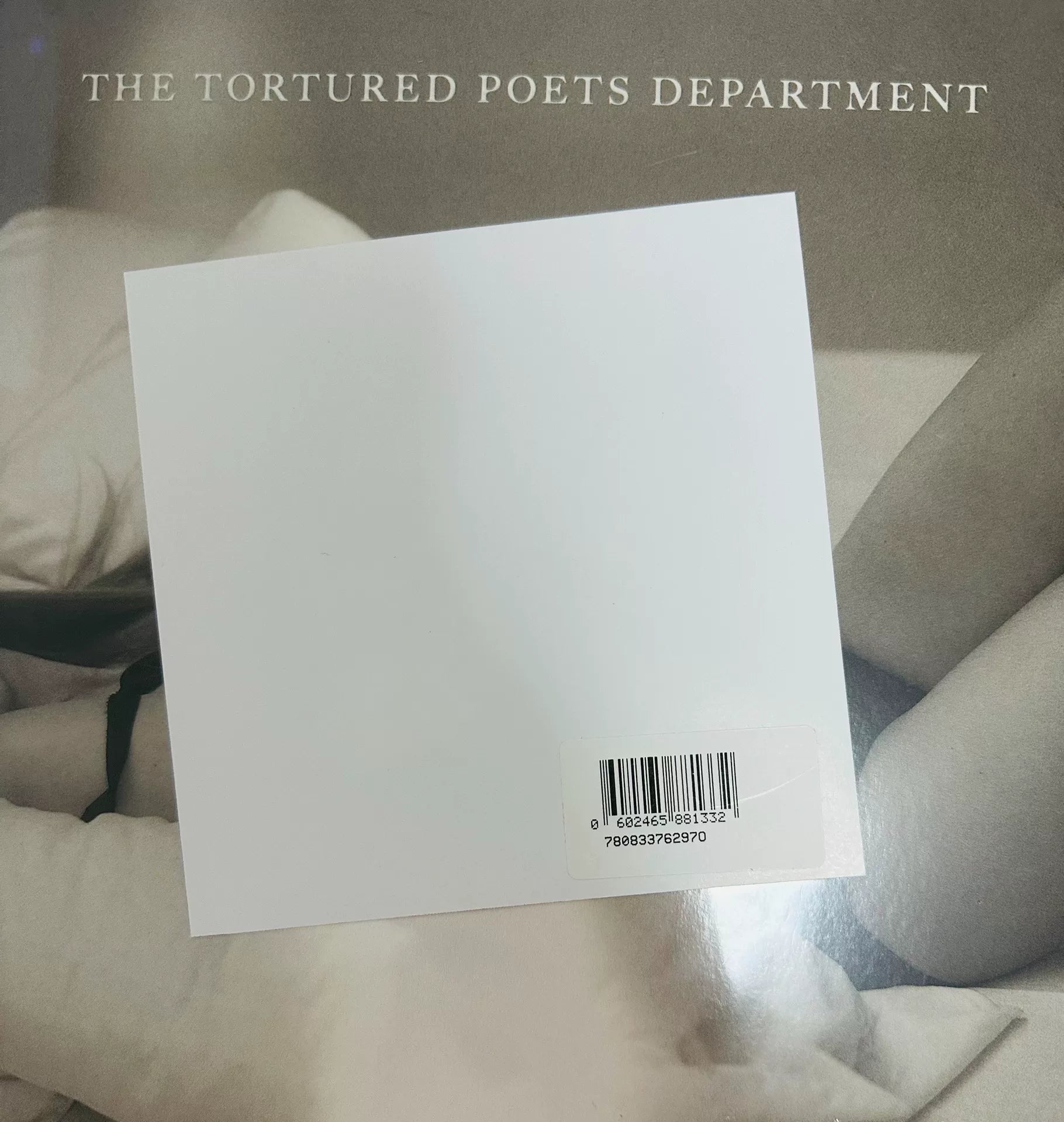 Taylor Swift – The Tortured Poets Department Signed White Vinyl Set