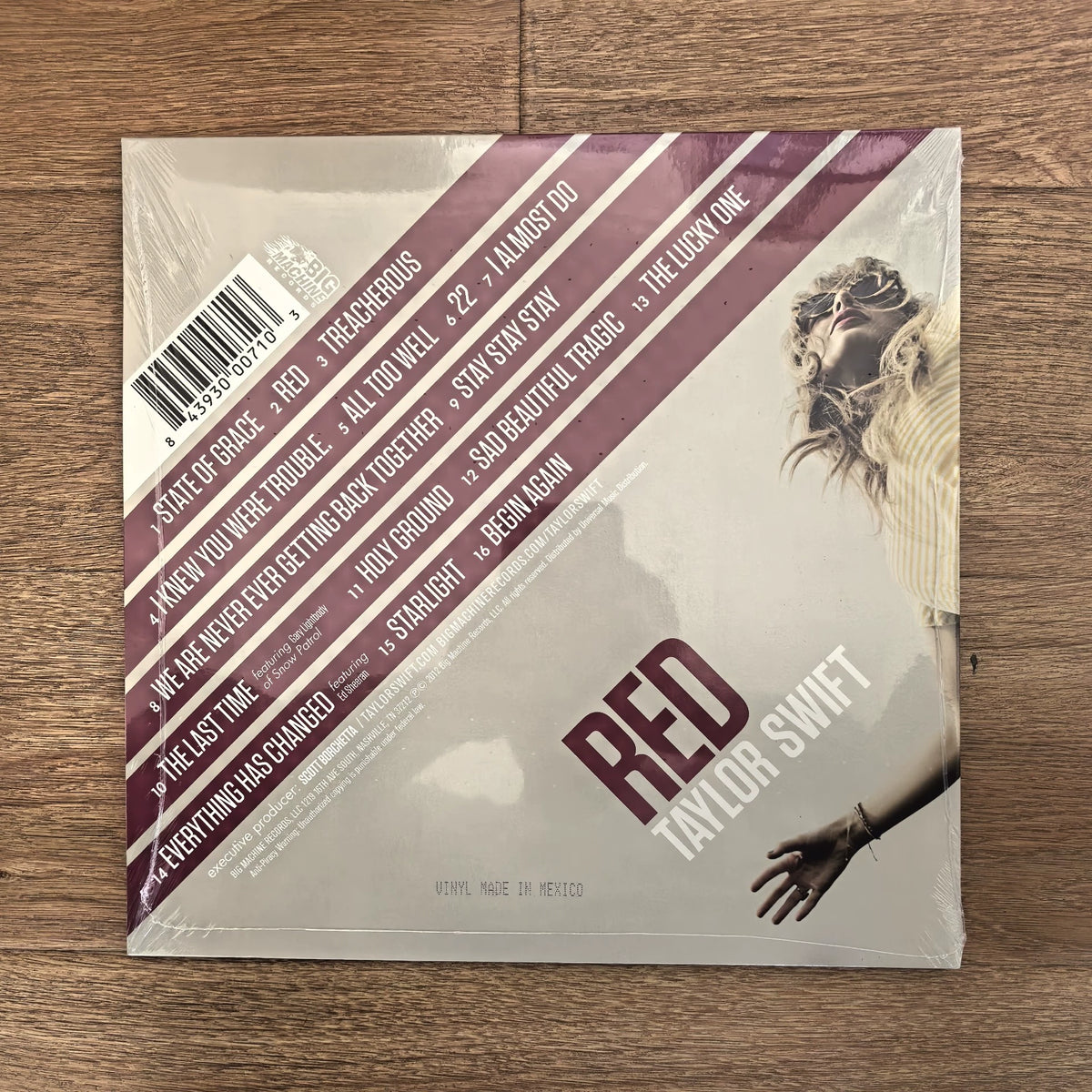 Taylor Swift – Red – Original Album 2LP, Sleeve Wear – actual item photograph 2