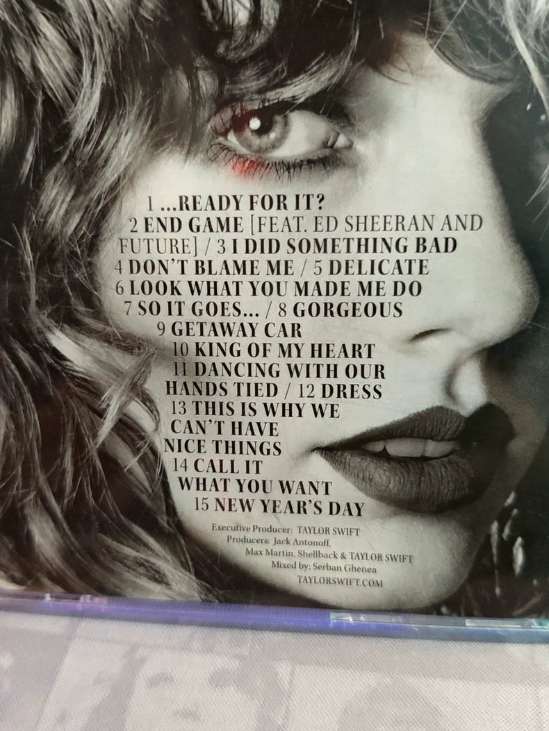 Taylor Swift – reputation – US Edition CD (2017) – actual product photo 3