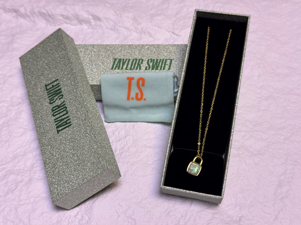 Taylor Swift – The Life of a Showgirl Lock Necklace – actual item photograph 2