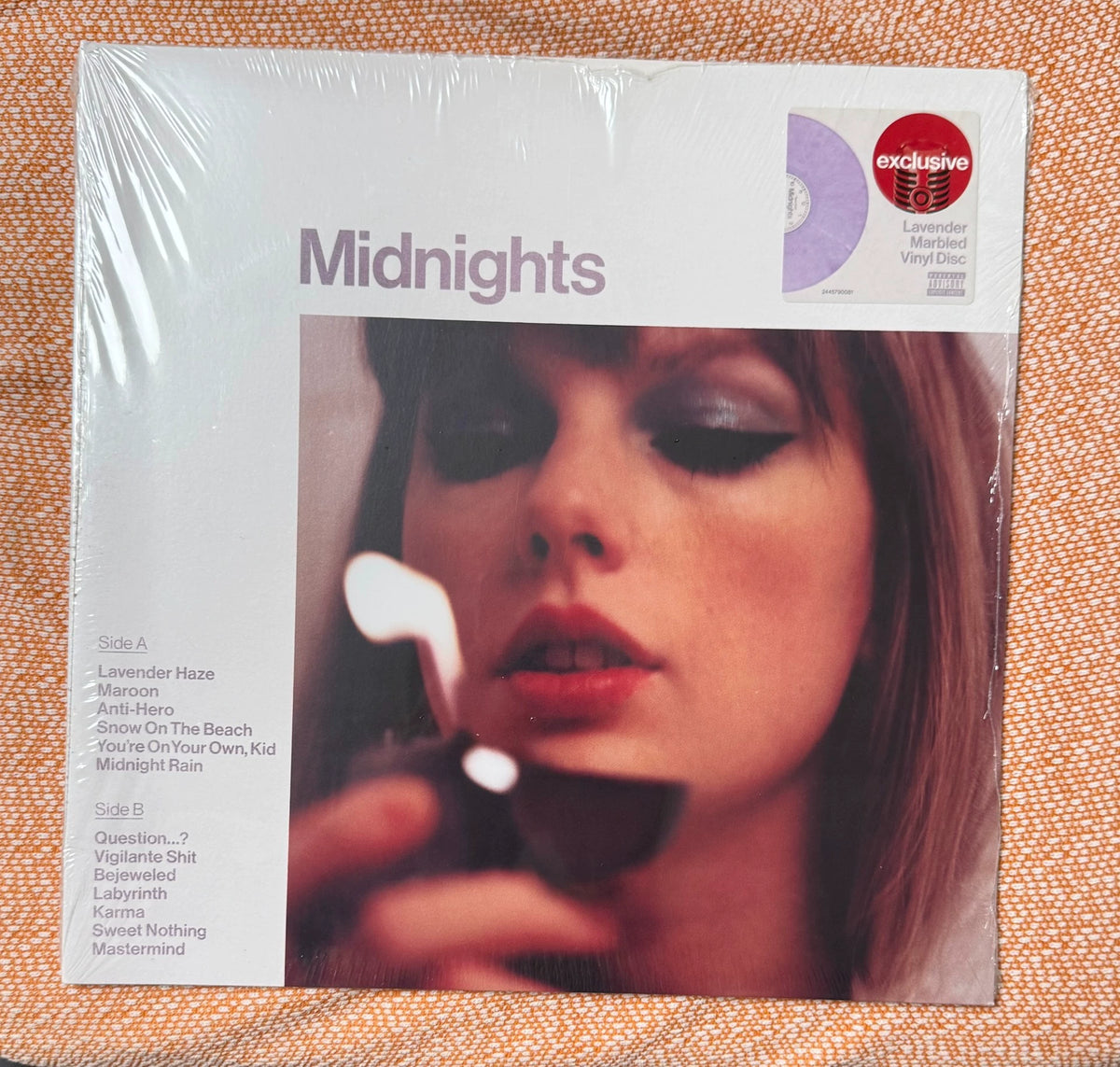 Taylor Swift – Midnights – Target Lavender Marble 2LP, Sealed