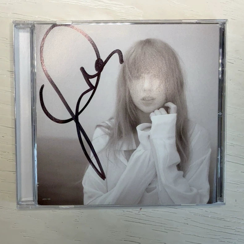 Taylor Swift TTPD two signed CDs bundle