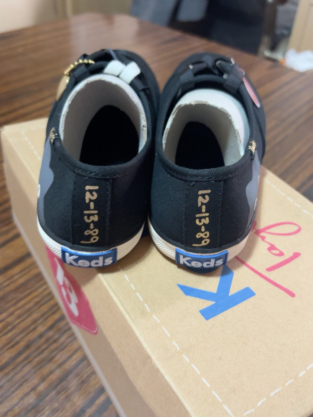 Keds x Taylor Swift – Black Cat Canvas Shoes — detail 4