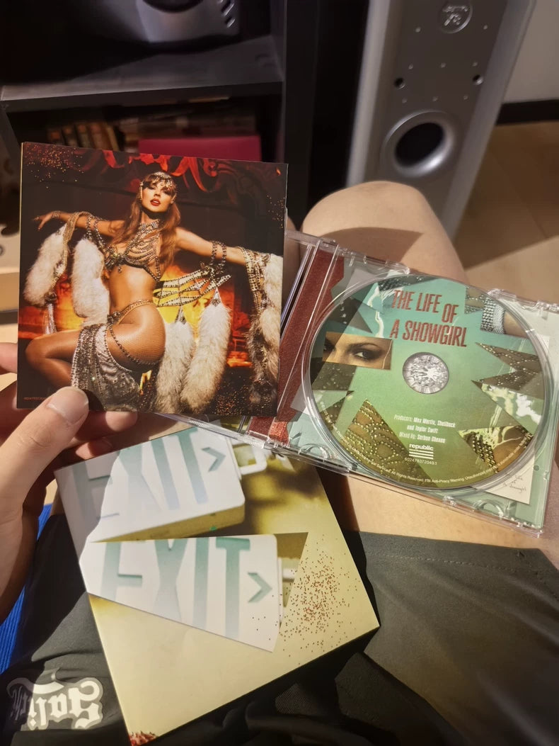 Taylor Swift – The Life of a Showgirl CD with Lyric Booklet & Poster