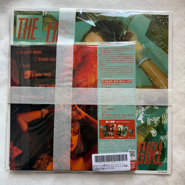 Taylor Swift – The Life of a Showgirl – Japanese 7-Inch Sleeve CD with Bonus Cover Card