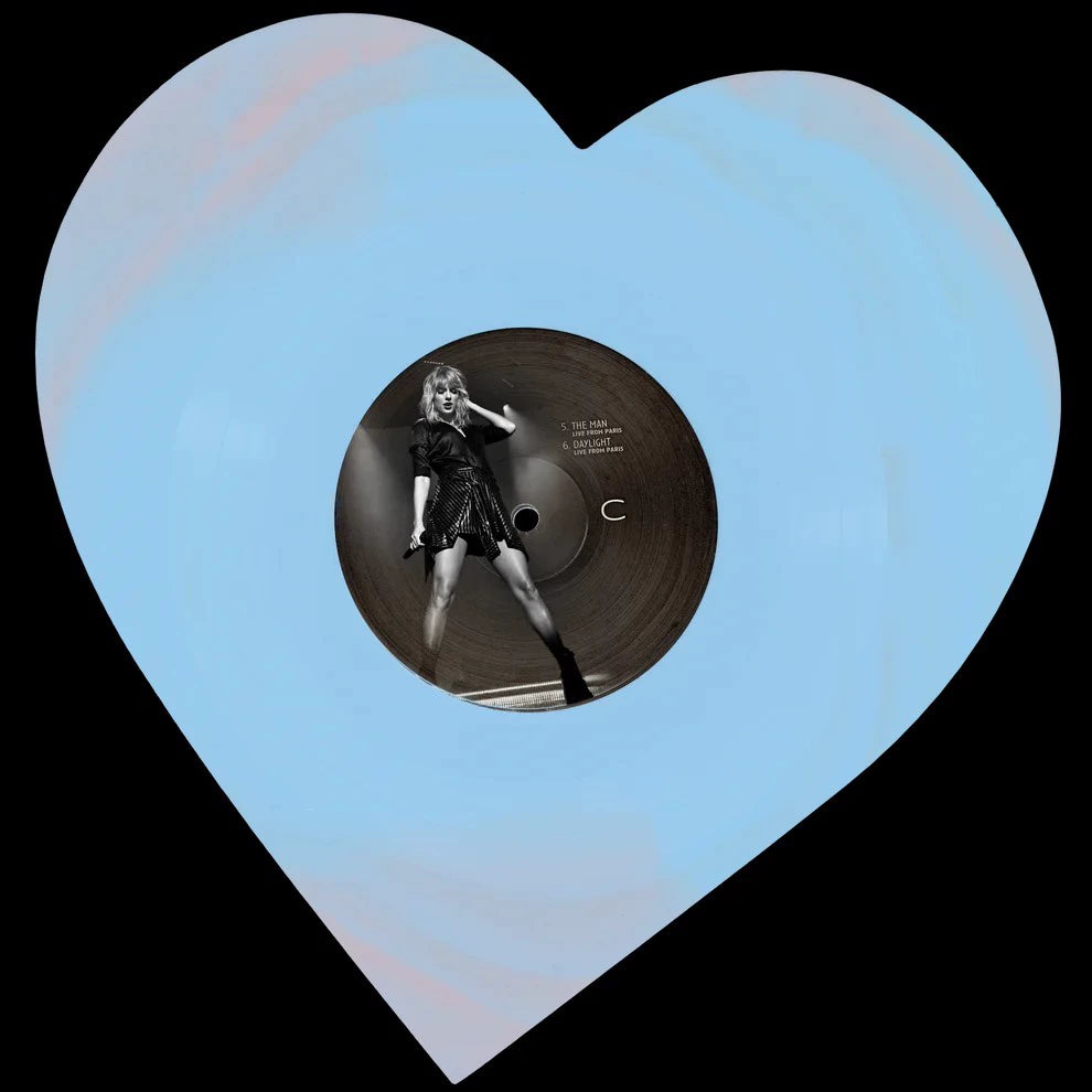 Taylor Swift Lover (Live from Paris) Heart-Shaped Vinyl 2LP — Sealed