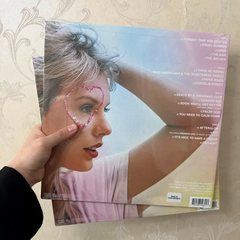 Taylor Swift - Lover Pink & Blue 2LP Vinyl - image 2
