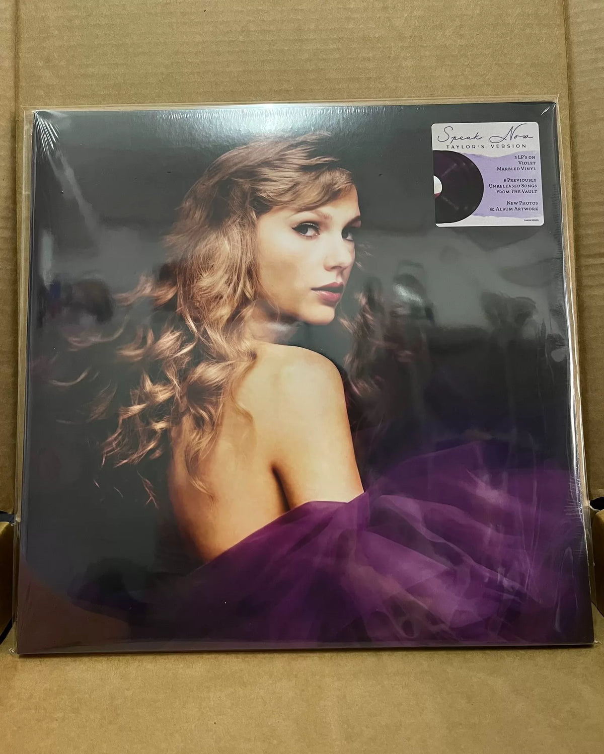 Taylor Swift – Speak Now (Taylor's Version) – Violet Vinyl 3LP – actual item photograph 1