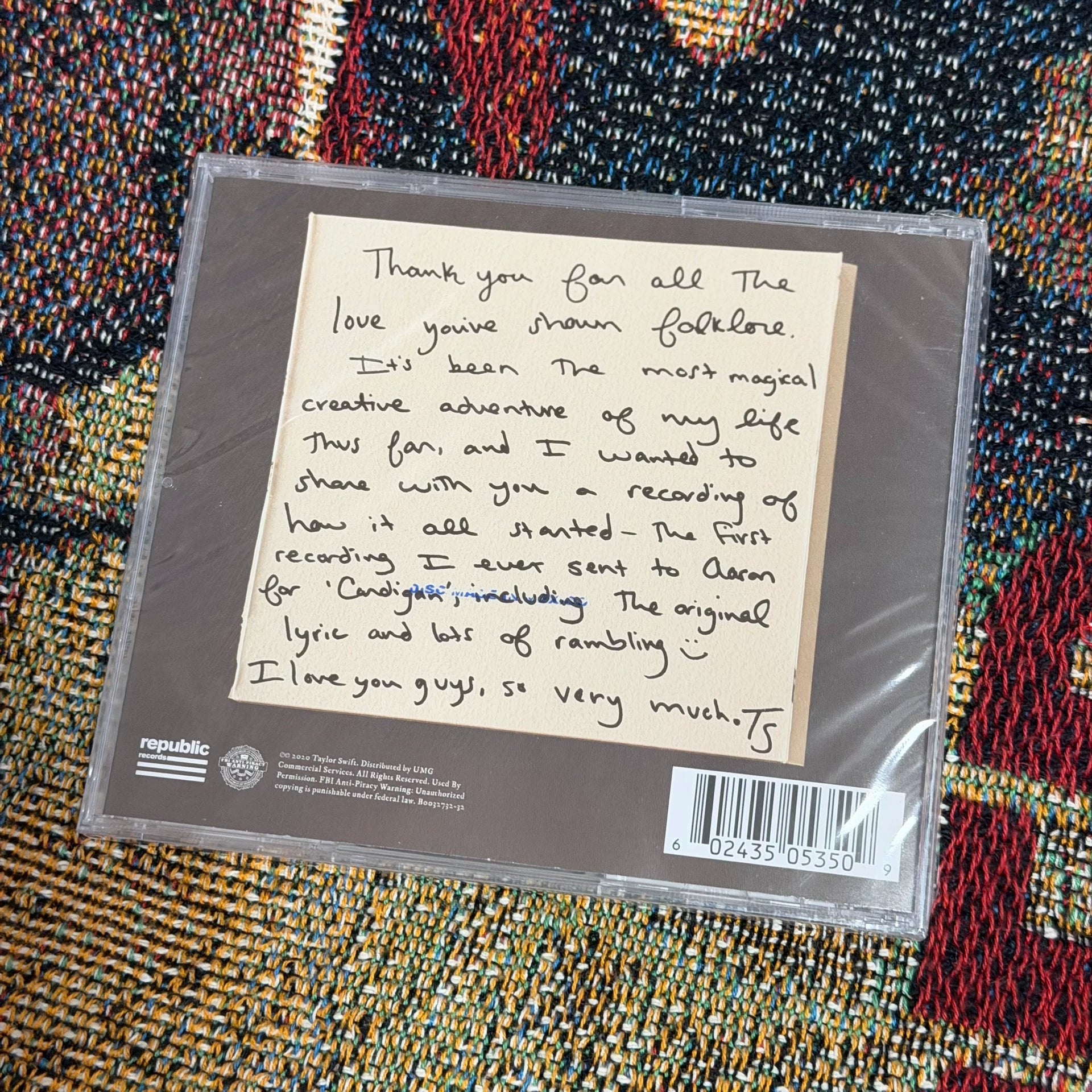 Taylor Swift – Cardigan – Single CD – photograph 2
