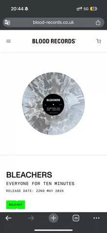 Bleachers – Everyone for Ten Minutes – White and Silver Splatter (LP)