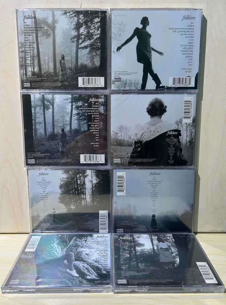 Taylor Swift – Folklore Eight-Cover CD Collection — Complete 8-CD Set