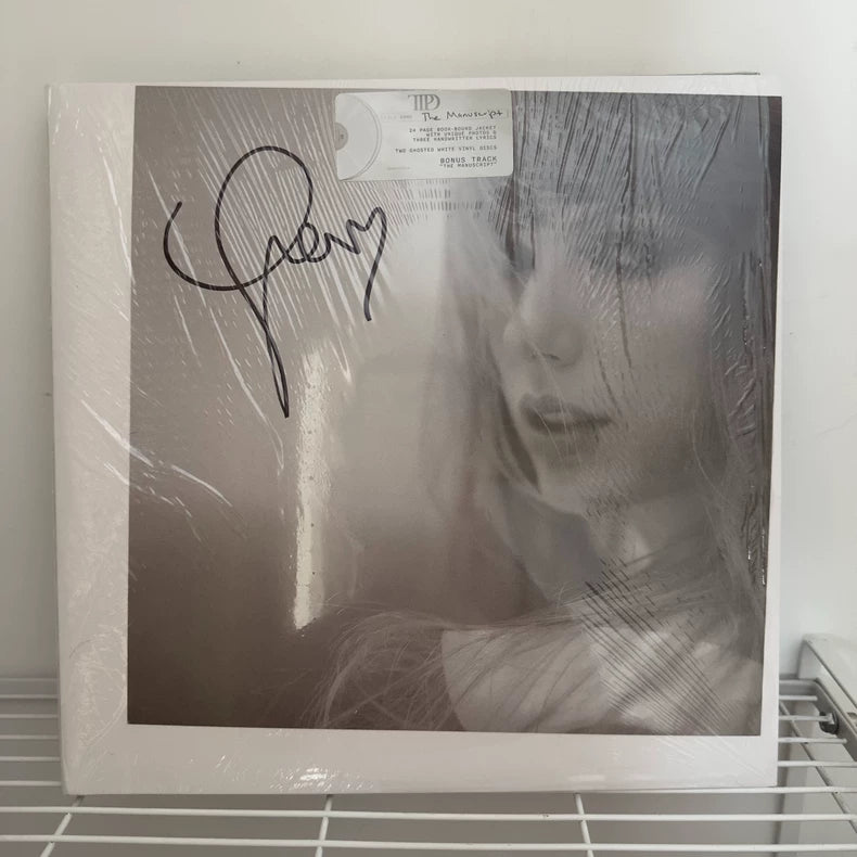 Taylor Swift TTPD signed white vinyl 2LP