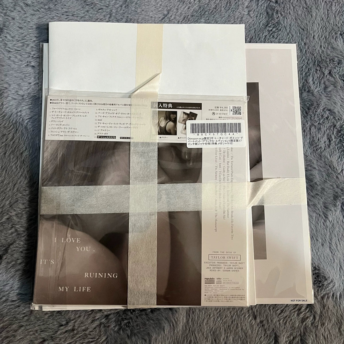 Taylor Swift – The Tortured Poets Department – Japan 7-Inch Sleeve CD with Large Art Card