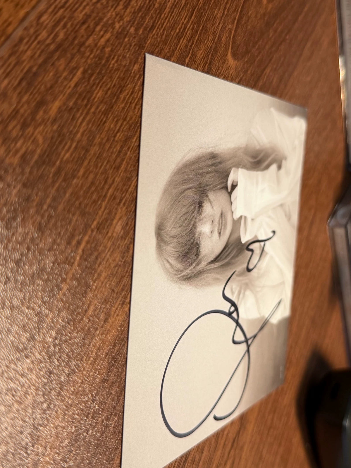 Taylor Swift – The Tortured Poets Department – Signed Hard Card & CD – actual item photograph 2