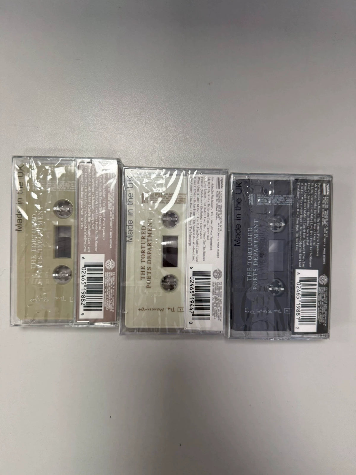 Taylor Swift – The Tortured Poets Department – Three-Cassette Set, Sealed