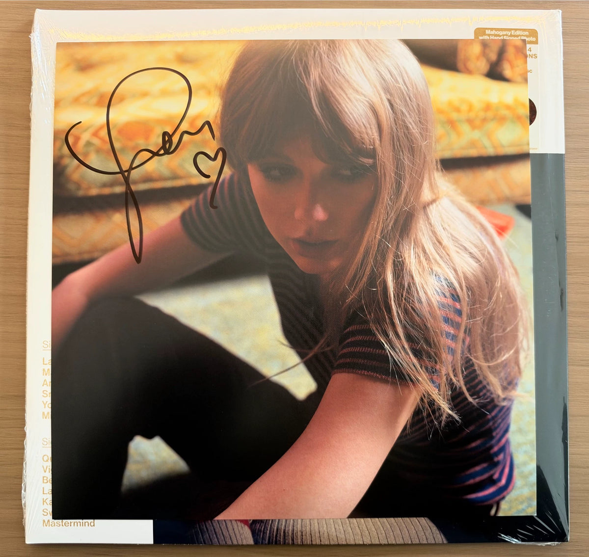 Taylor Swift – Midnights – Mahogany Vinyl with Signed Insert (LP)