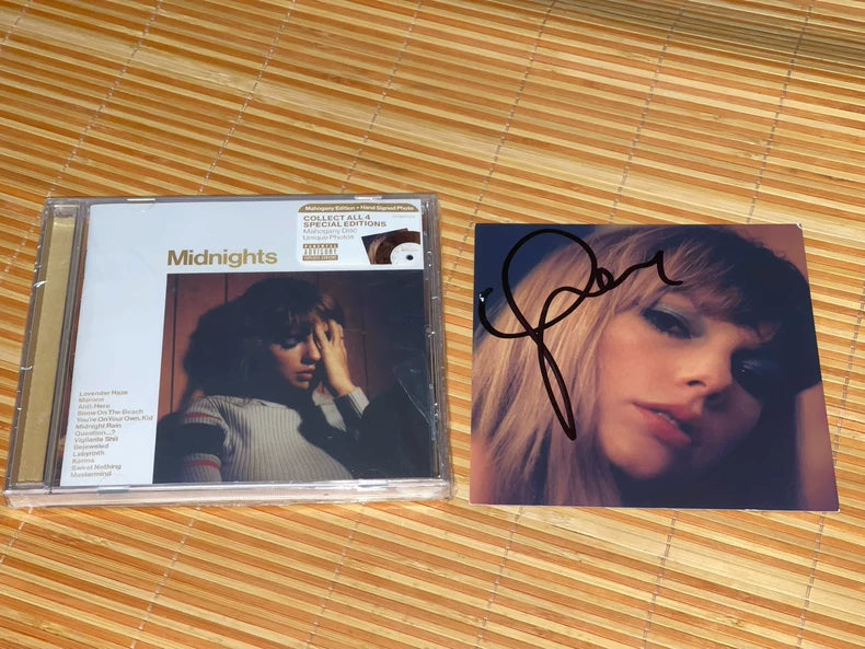 Midnights Mahogany signed insert detail