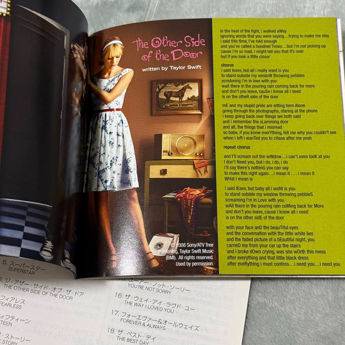 Taylor Swift – Fearless Platinum Edition, Japanese CD + DVD – photo 7