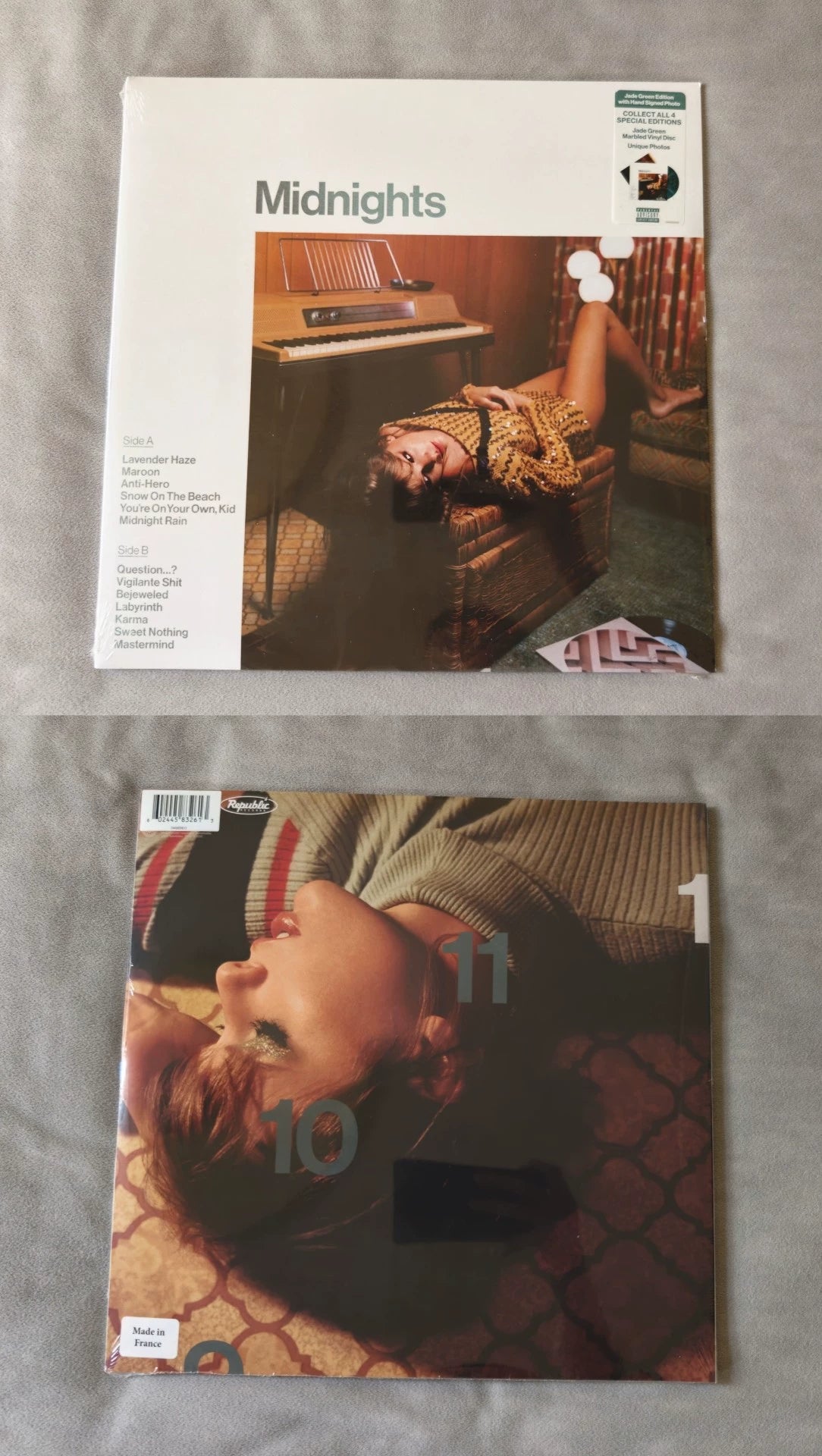 Taylor Swift – Midnights – Jade Green Vinyl with Signed Photo (LP)