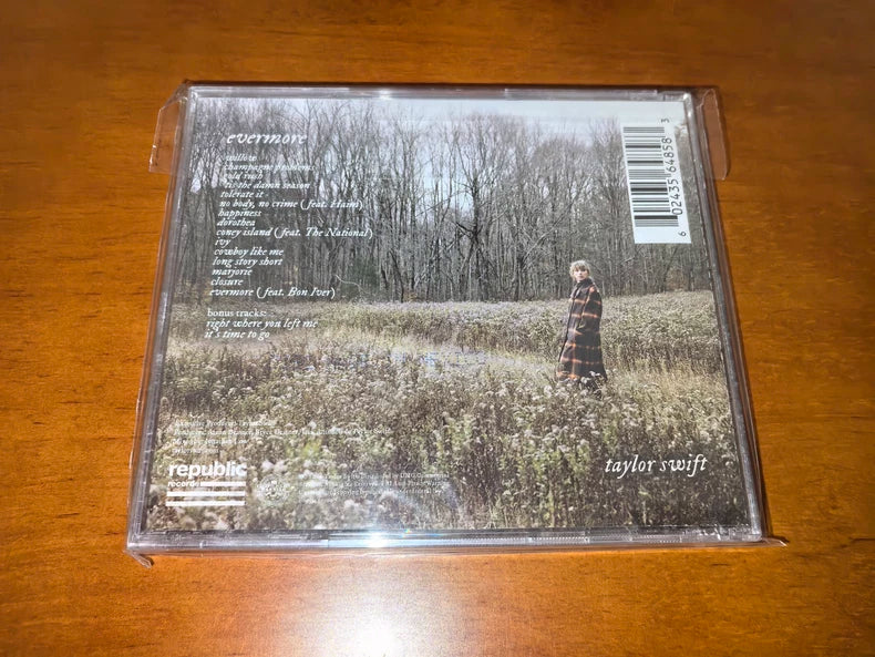 Taylor Swift - Evermore Sealed Signed CD