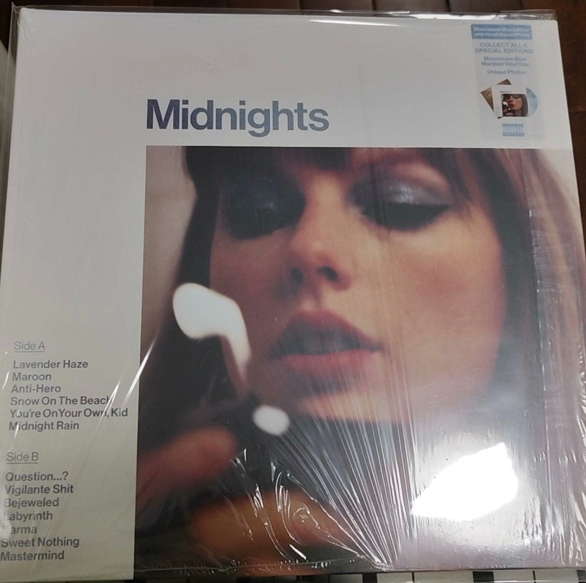 Taylor Swift – Midnights Signed Moonstone Blue Vinyl