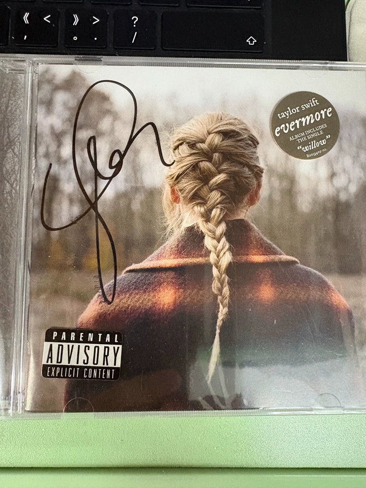 Taylor Swift – Evermore, Seller-Listed Fine-Pen Signed CD