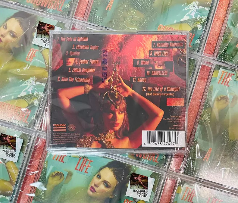 Taylor Swift – The Life of a Showgirl Version 2 Sealed Signed CD