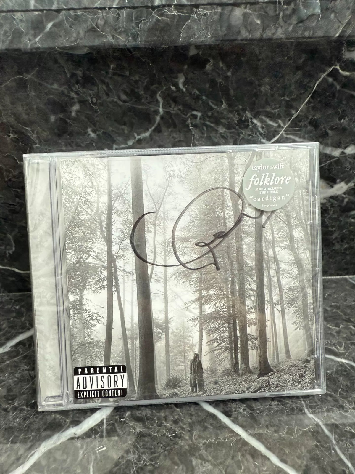Taylor Swift – Folklore – Signed CD – actual item photograph 2