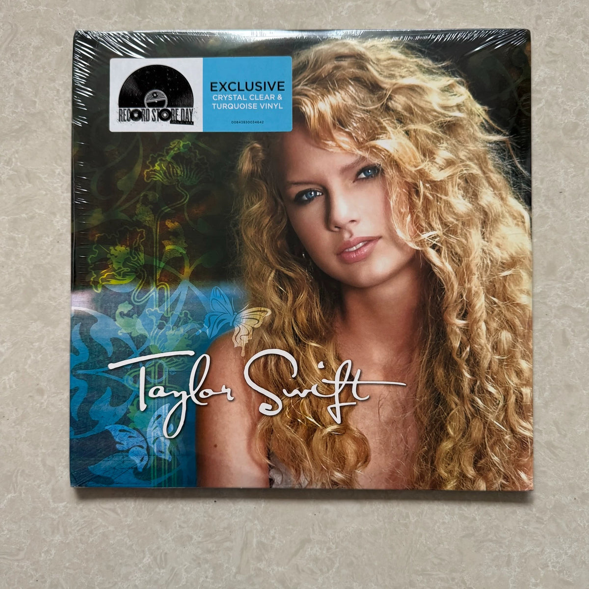 Taylor Swift – Taylor Swift – RSD Blue Vinyl 2LP – European Edition — front view