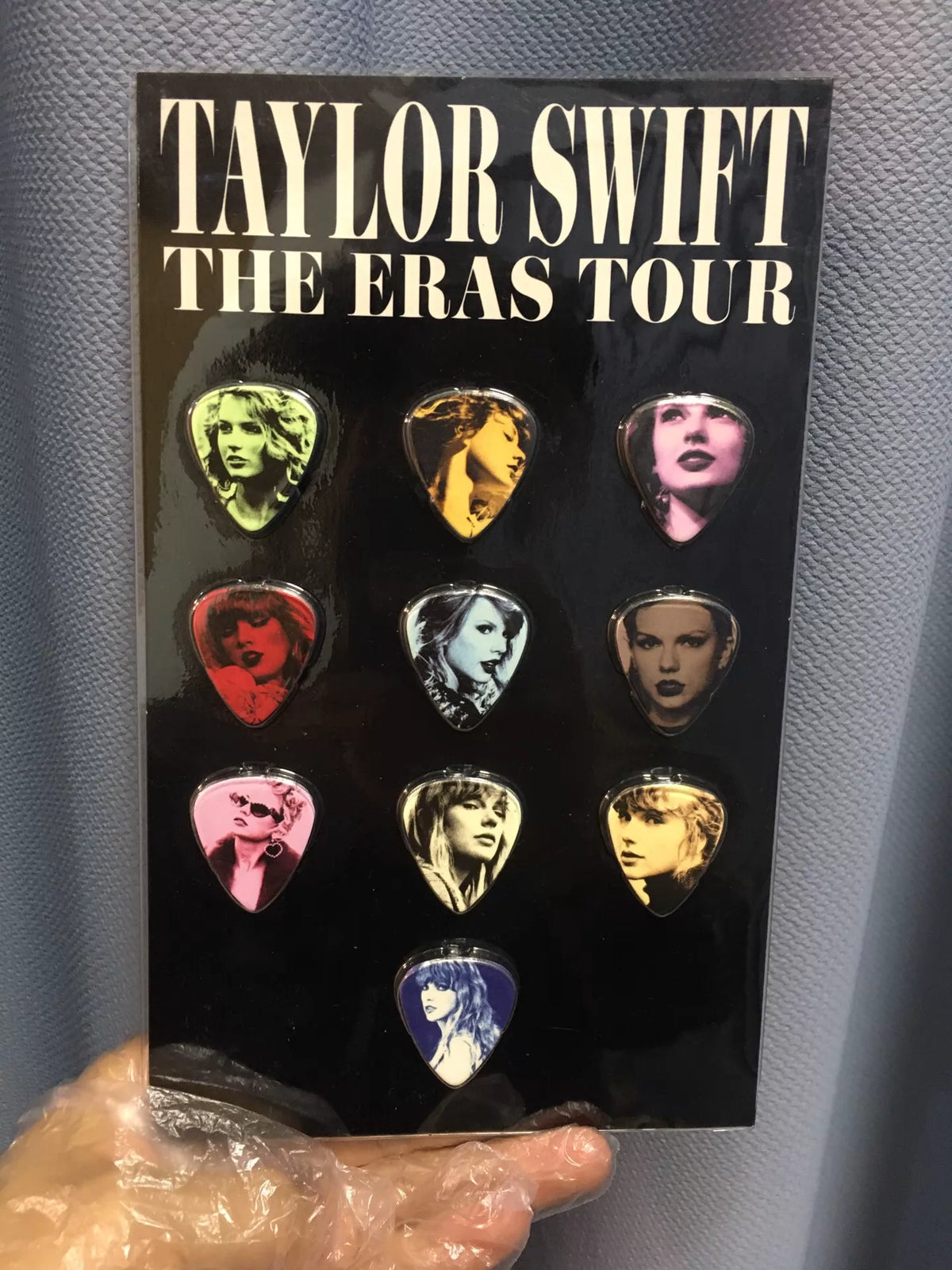 Taylor Swift – The Eras Tour Guitar Pick Set — 10 Picks — actual item photo 1