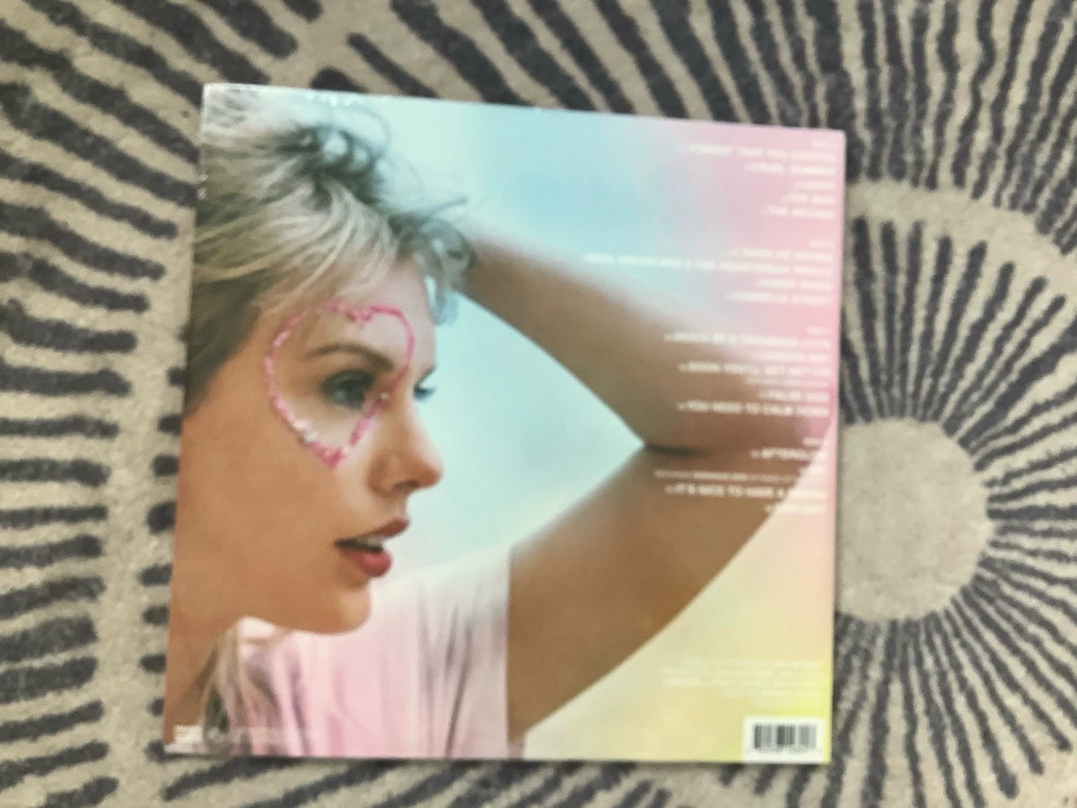 Taylor Swift – Lover – Pink and Blue Vinyl 2LP – actual item photograph 2
