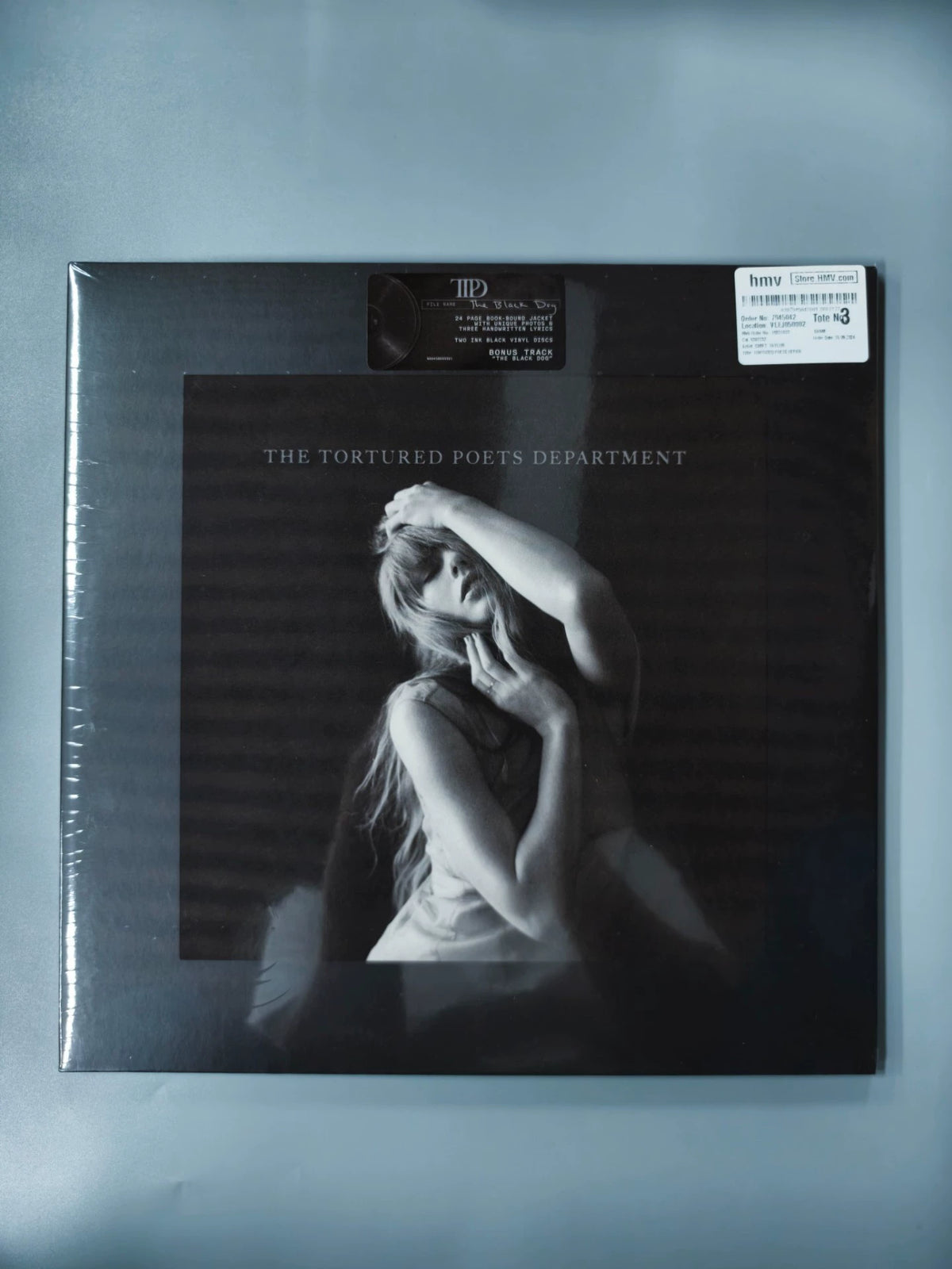 Taylor Swift – The Tortured Poets Department – The Black Dog, Germany 2LP – actual item photo 1