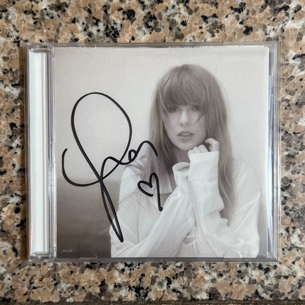 Taylor Swift – The Tortured Poets Department – Signed Hard Art Card – actual item photograph 1