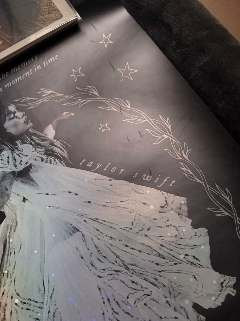 Taylor Swift – august Folklore Rainbow Foil Poster – actual product photo 4