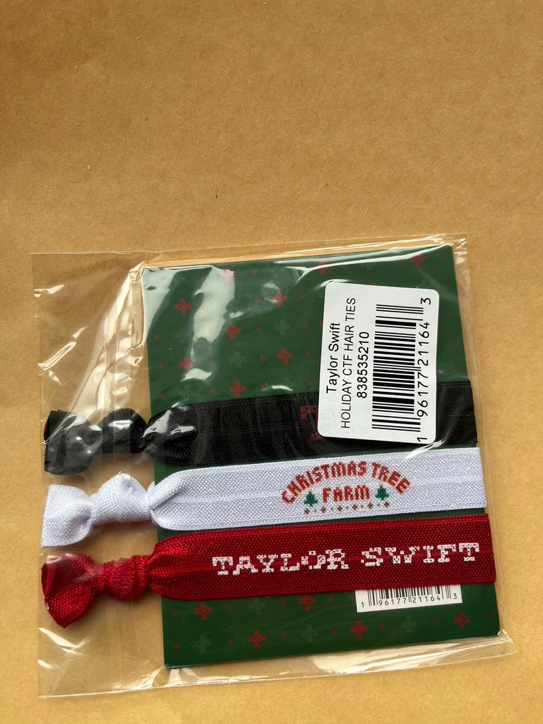 Taylor Swift – Christmas Tree Farm – Hair Tie Set