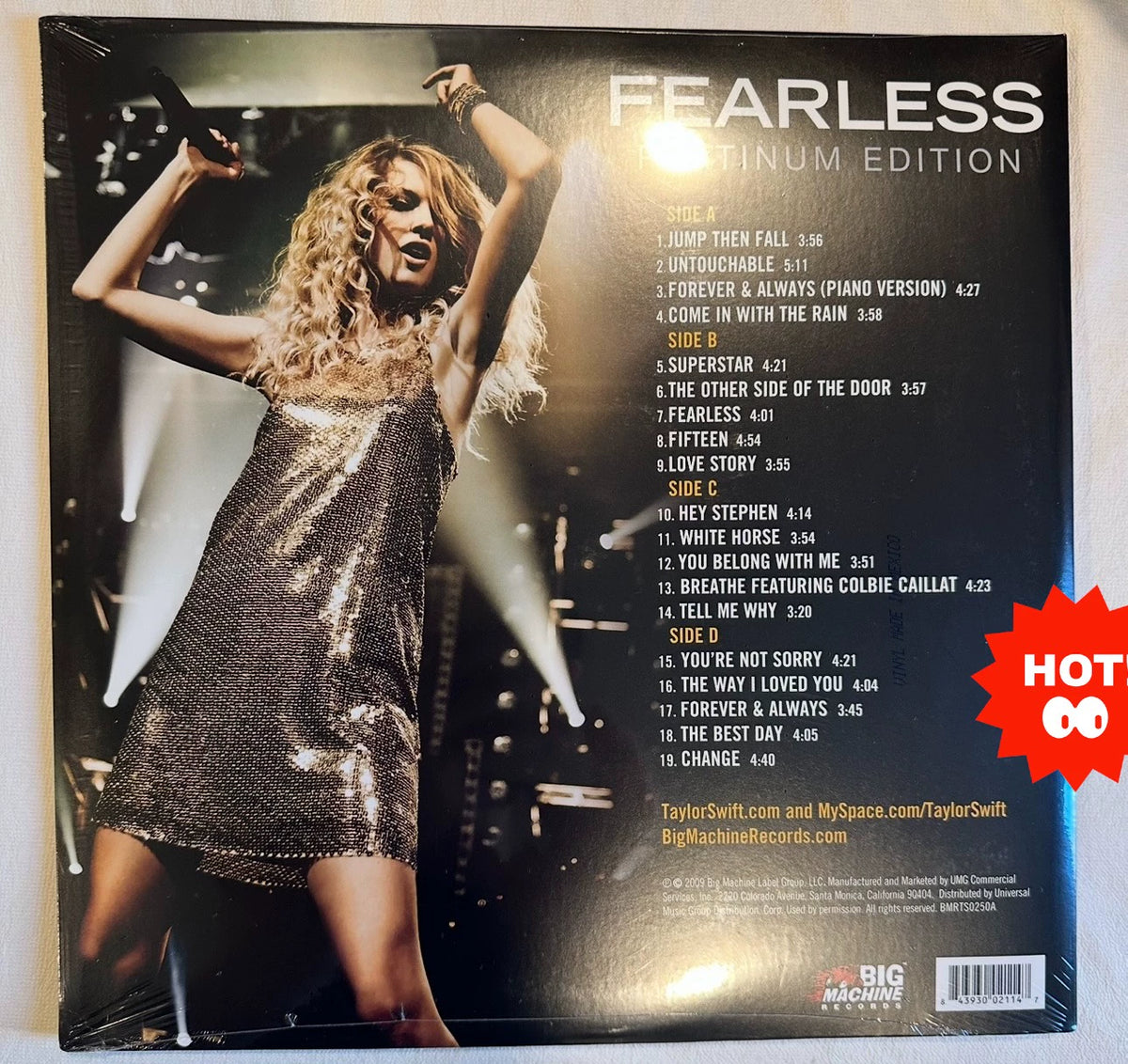 Taylor Swift – Fearless – Platinum Edition 2LP, Sealed – detail 2