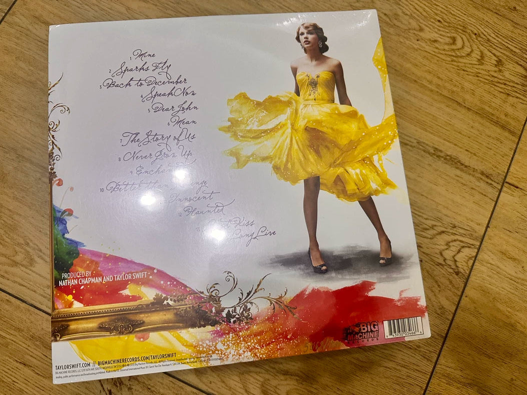 Taylor Swift Speak Now RSD Europe Numbered Smoke Vinyl 2LP – Sealed